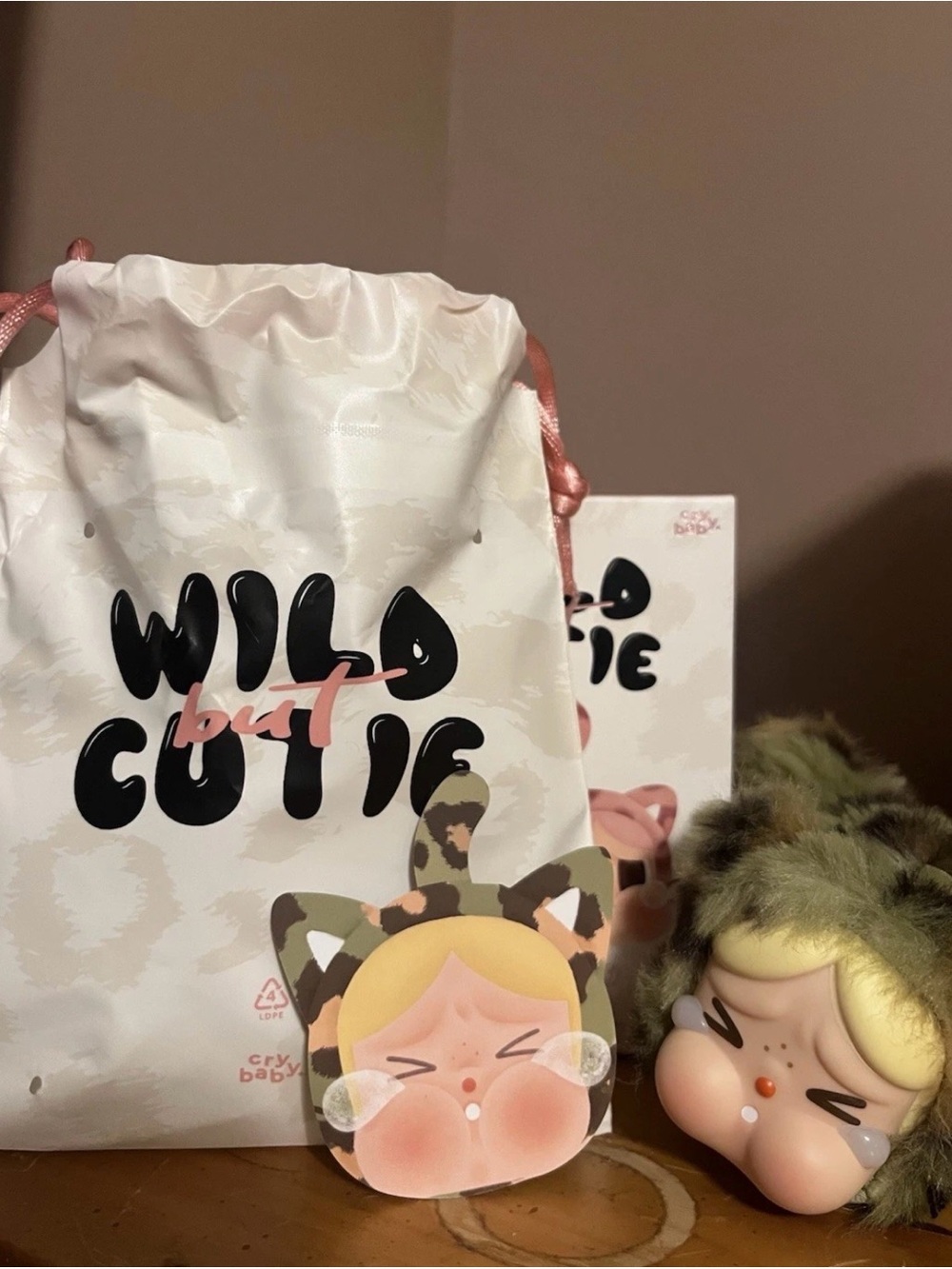 Authentic and Confirmed POP MART Cry Baby Wild But Cutie Series Camo